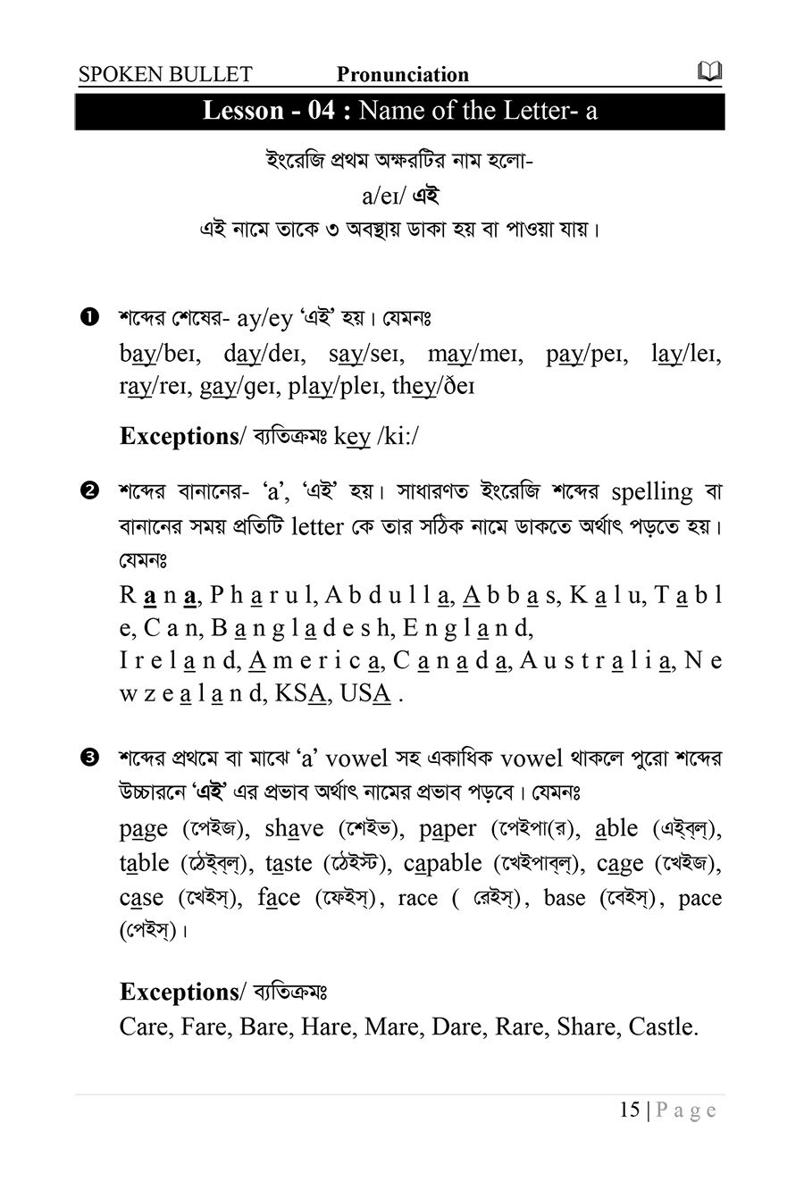 স্পোকেন বুলেট